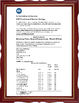 Porcellana Chongqing Xincheng Refrigeration Equipment Parts Co., Ltd. Certificazioni